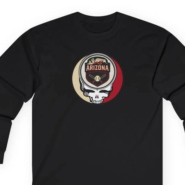 Grateful Dead - Arizona Diamondbacks Classic Stealie Long Sleeve Tee - MLB - StealieShop